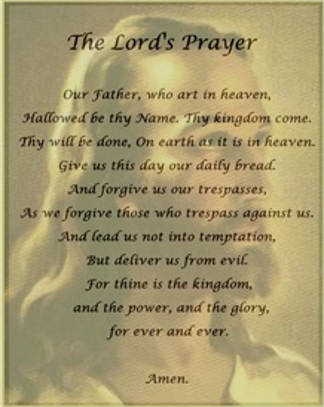 Clinging To The Tree Of Life  The Lord S Prayer