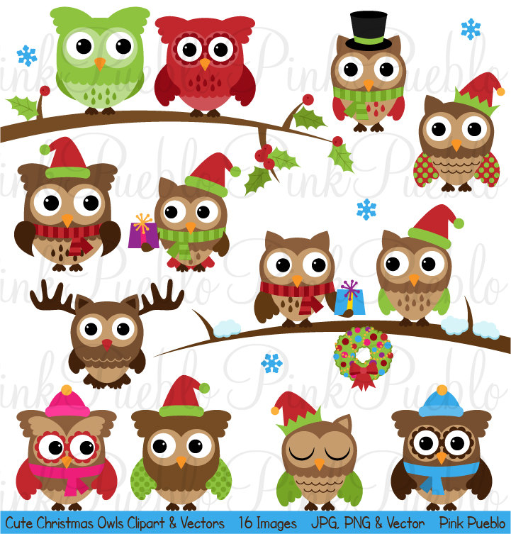 Cute Winter Owl Clipart   Imgwhoop