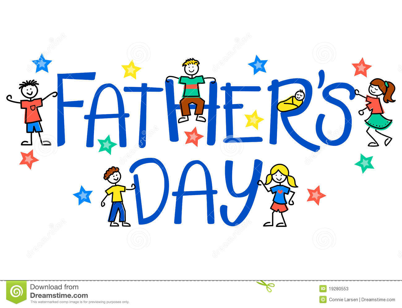 Father S Day Kids Eps Stock Photos   Image  19280553
