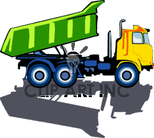 Heavy Equipment Construction Truck Trucks Dump Transport 04 055 Clip