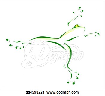 Illustration   Leaping Frog  Clipart Illustrations Gg4598221   Gograph