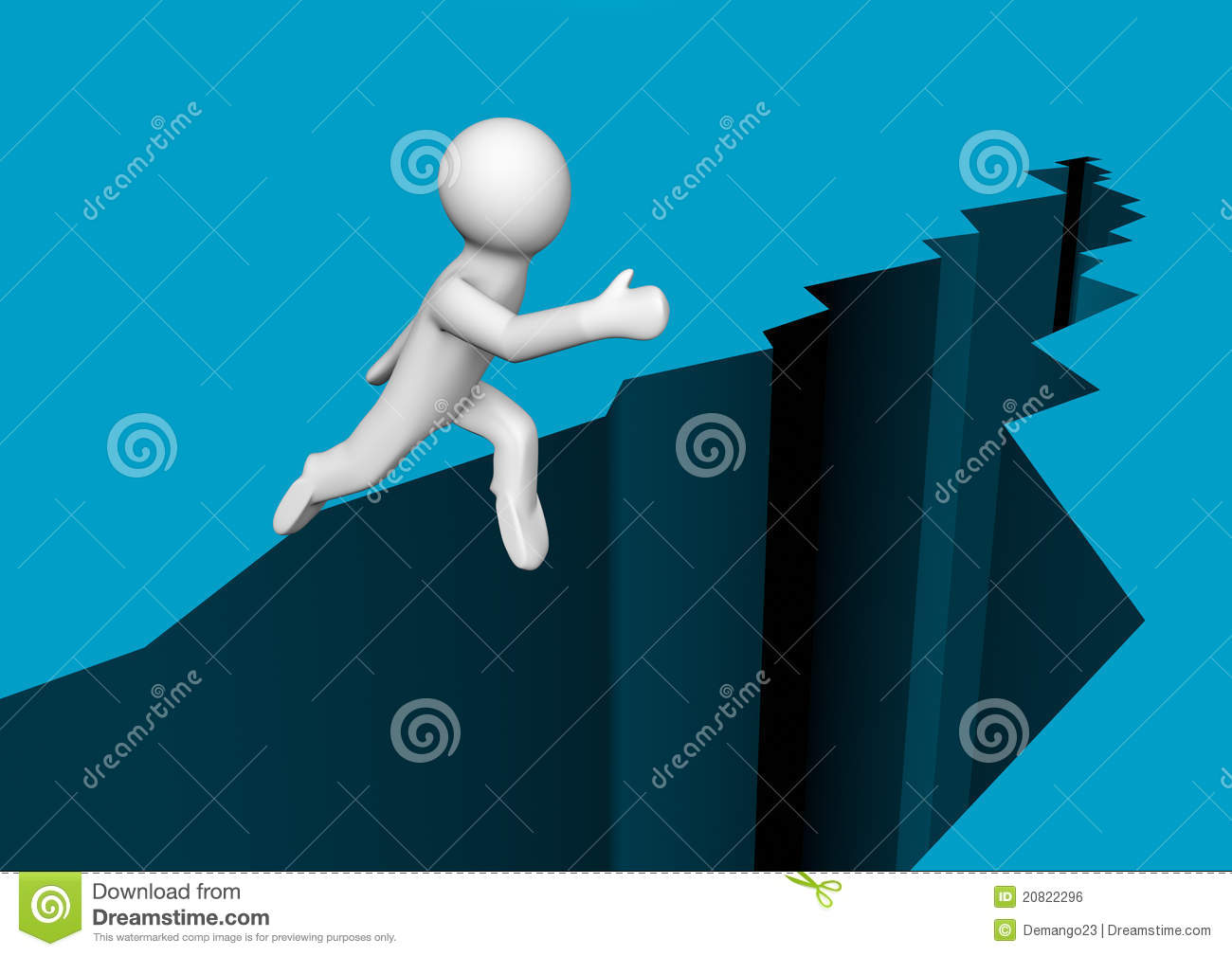 Leap Of Faith Royalty Free Stock Image   Image  20822296
