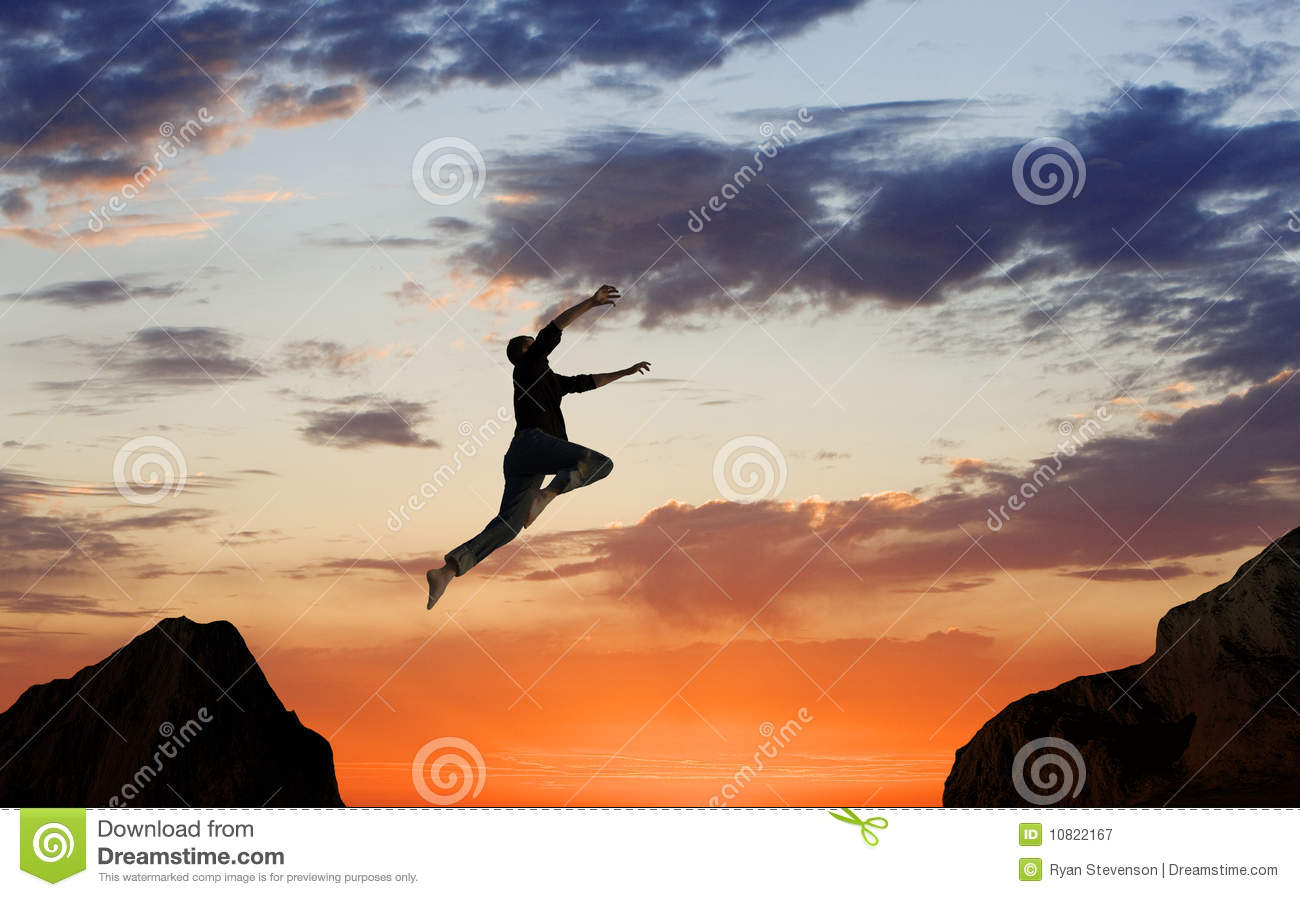 Leap Of Faith Royalty Free Stock Photography   Image  10822167