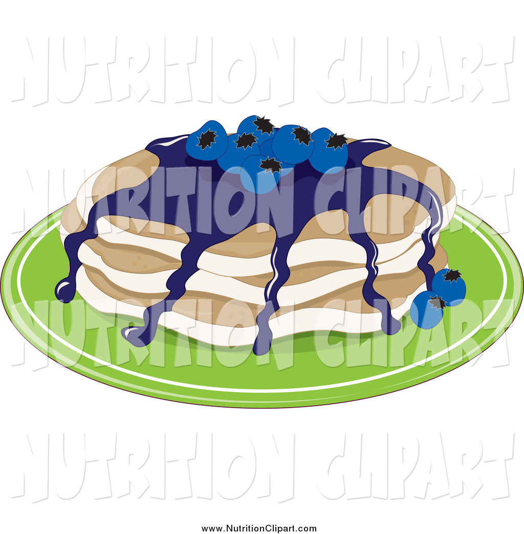     Of Pancakes Topped With Blueberries And Blueberry Syrup By Maria Bell