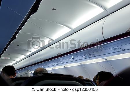 Photo   Int Rieur Avion Passagers   Image Images Photo Libre De