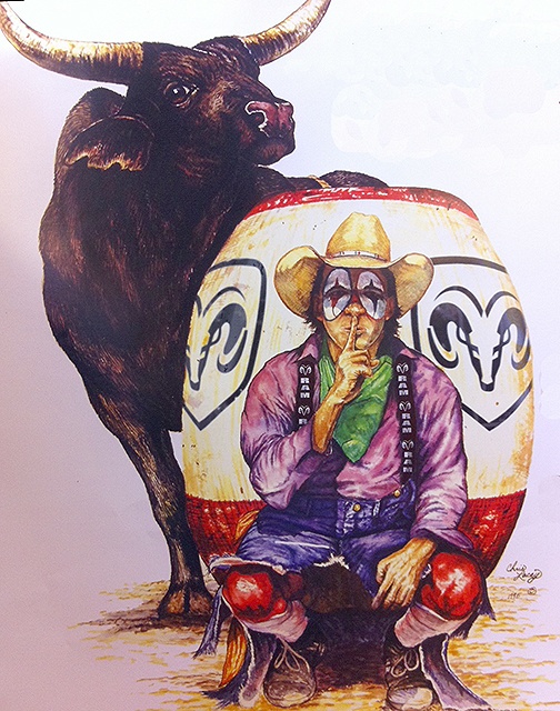 Rodeo Clown Art For Pinterest