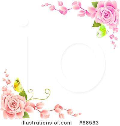 Royalty Free  Rf  Rose Background Clipart Illustration By Macx   Stock