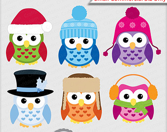 Sale  Winter Hat Owl Clip Art Free No Credit Required License Hoo