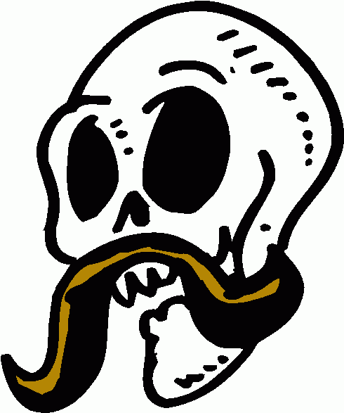 Skull With Mustache Clipart Clipart   Skull With Mustache Clipart Clip