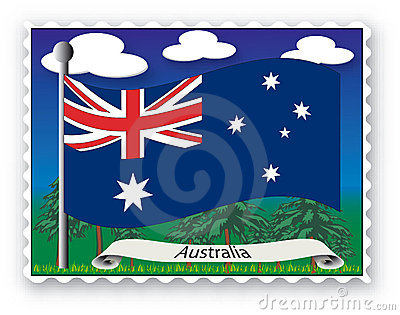 Stamp Australia Stock Image   Image  3268901
