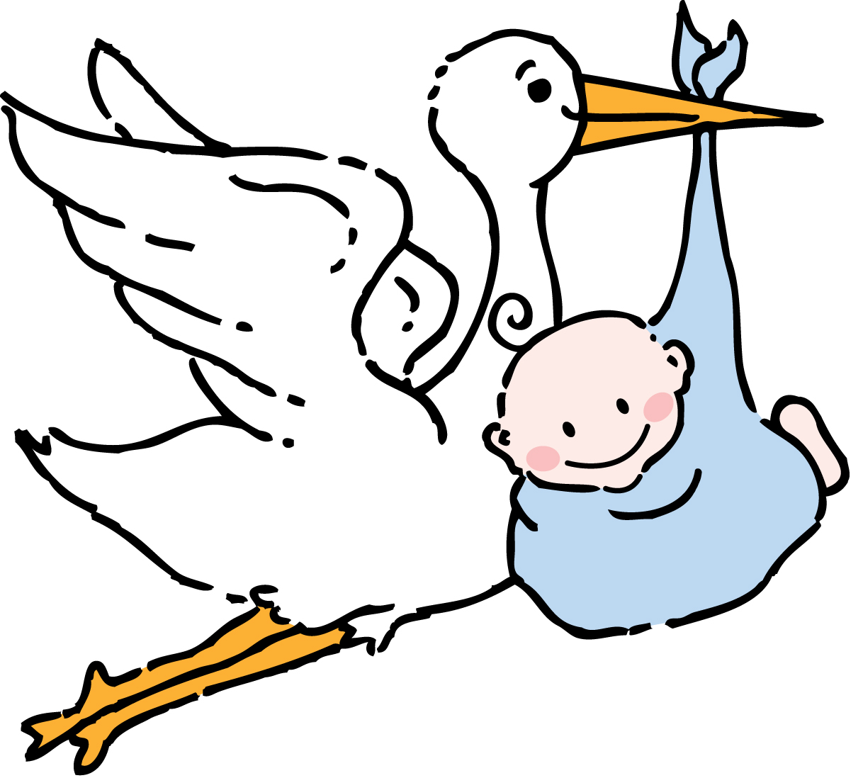 Stork Baby Clipart   Clipart Best