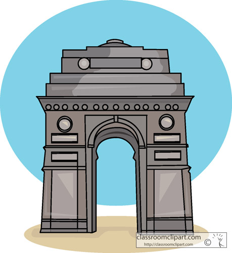 Architecture   India Gate Ga   Classroom Clipart