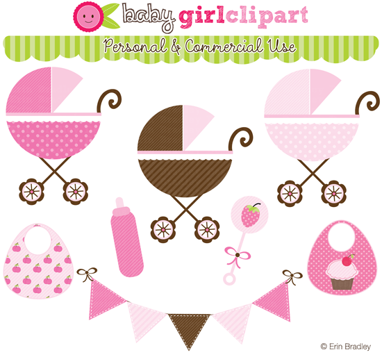 Baby Girl Clipart Pink 01 Png