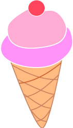 Birthday Graphics Ice Cream Cone Clip Art