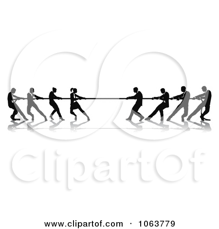 Clipart Battle Of Tug Of War   Royalty Free Vector Illustration By Geo