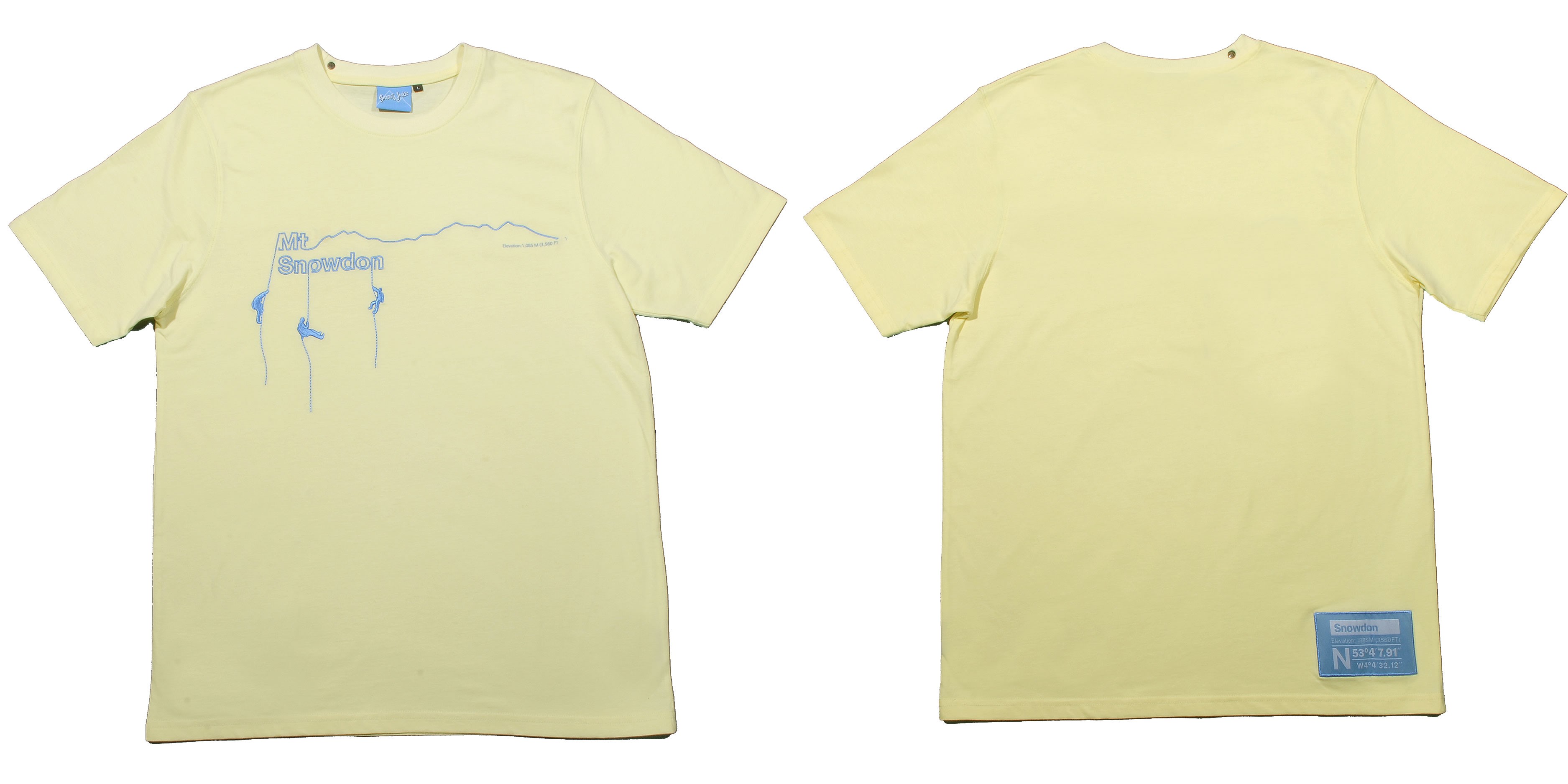 Lemon Outline Http   Www Summitjunkie Co Uk Everest Outline T Shirt