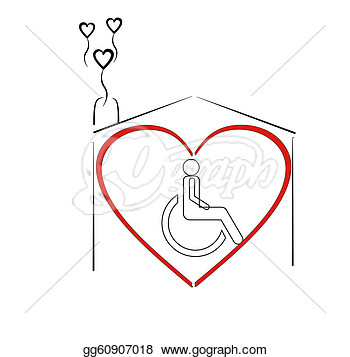     Loving Our Home Bound Patients  Vector Clipart Gg60907018   Gograph
