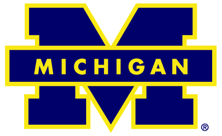 Michigan Wolverines Logos Logo Gratis   Clipartlogo Com
