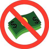No Money Sign Vector Royalty Free Clip Art Picture