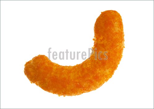 Picture Of Cheese Puff Isolated    Cheese Puff Isolated Extra Close Up    
