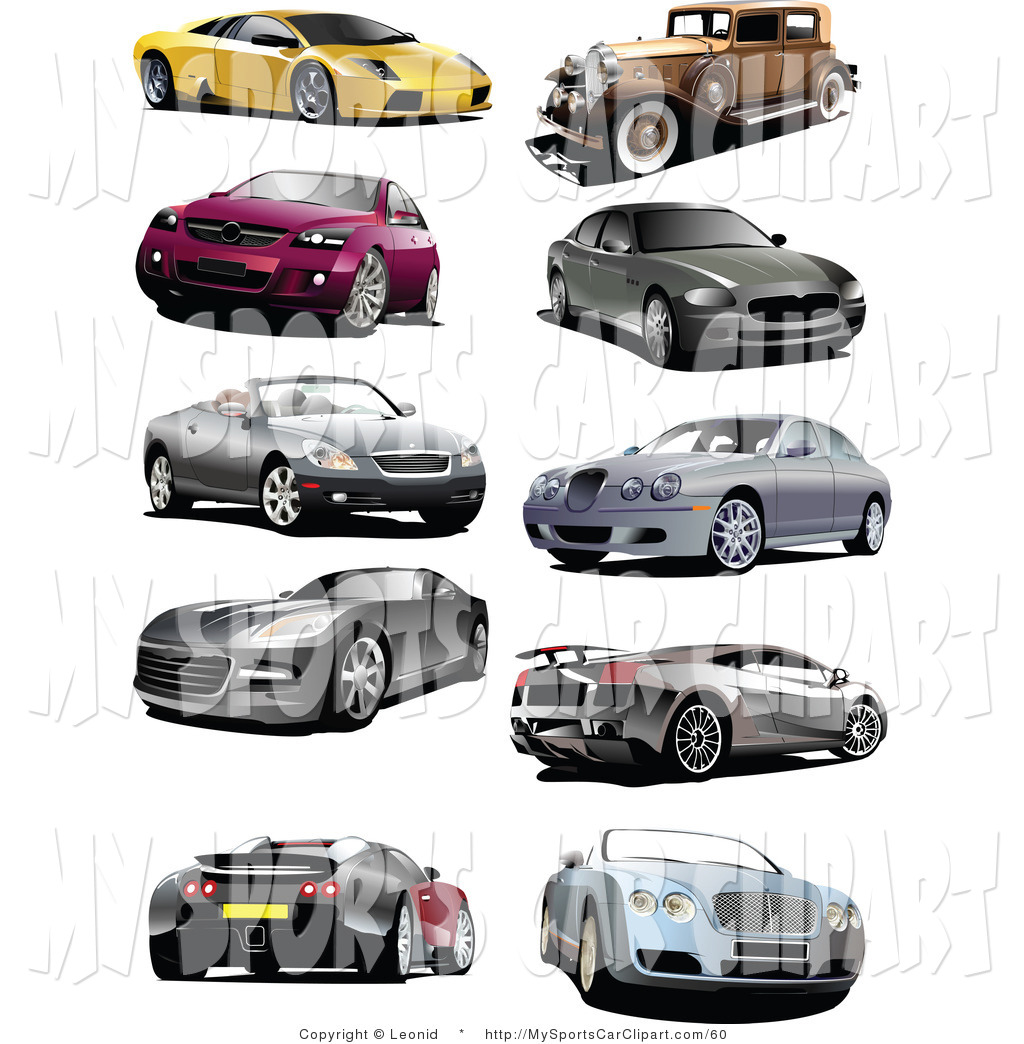     Pre Designed Stock Sports Car Clipart   3d Vector Icons   Page 2