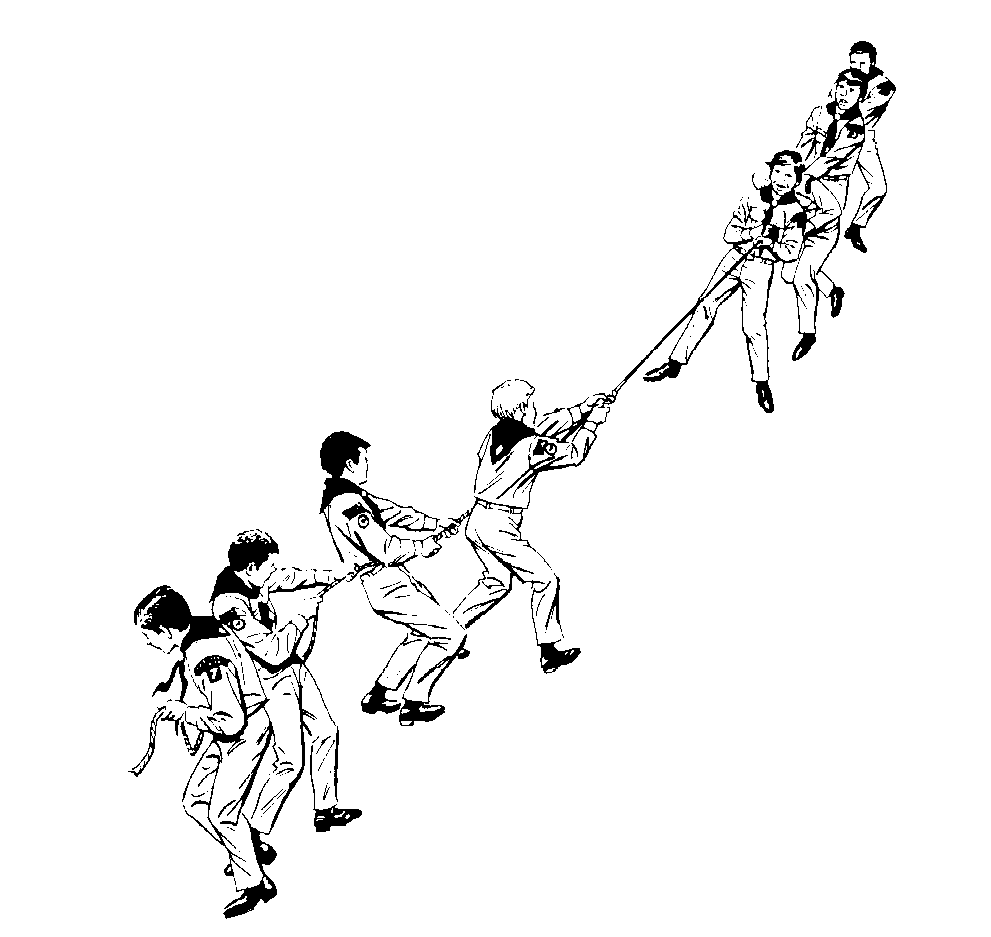 Pull And Tug Of War Colouring Pages  Page 2 
