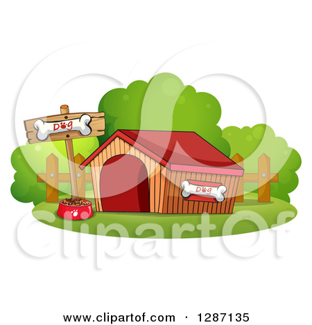 Red Dog House Clipart Clipart Of A Wooden