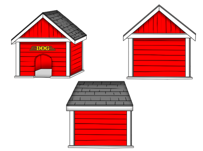 Red Dog House Clipart Red Dog House Created With