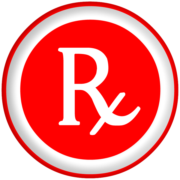 Rx Prescription Symbol Arial Style Clip Art Clipart Image   Ipharmd