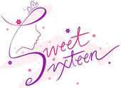 Sweet Sixteen Illustrations And Clipart