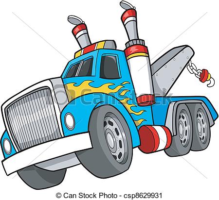 Tow Truck Vector Illustration   Csp8629931