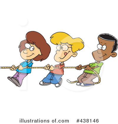 Tug Of War Clipart  438146 By Ron Leishman   Royalty Free  Rf  Stock