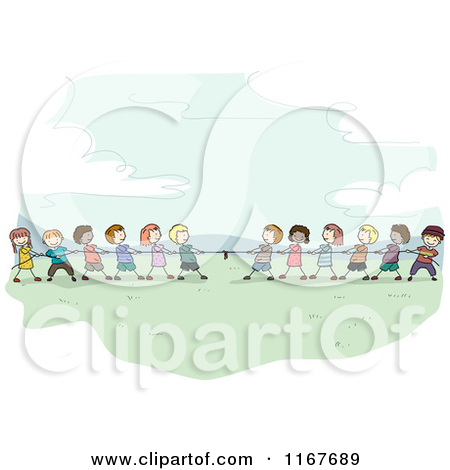    Tug Of War   Royalty Free Vector Clipart By Bnp Design Studio  1167689