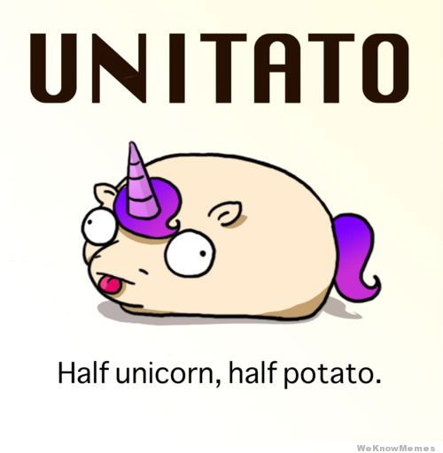 Unitato Half Unicorn Half Potato 