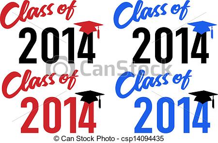 Vectors Of Class Of 2014 School Graduation Date   Class Of 2014