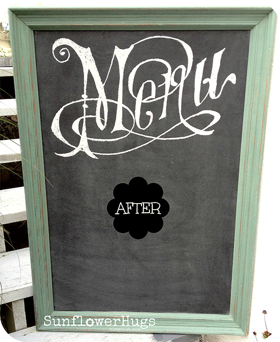 Diy Chalkboard Menu   Reader Featured Project   The Graphics Fairy