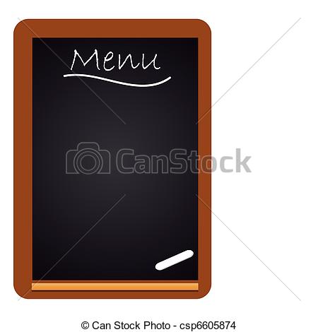 Eps Vector Of Chalkboard Menu Isolated Csp6605874   Search Clip Art    