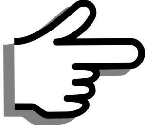 Finger Pointing Clip Art At Clker Com   Vector Clip Art Online