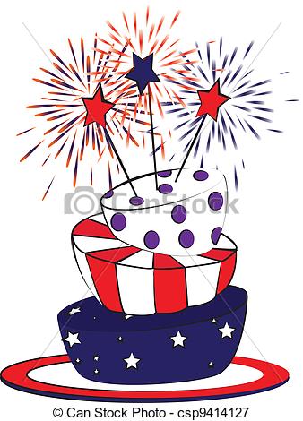 Forth July Independence Day Cake    Csp9414127   Search Clipart    