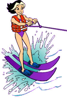 Girl Water Ski   Http   Www Wpclipart Com Recreation Sports Ski Water