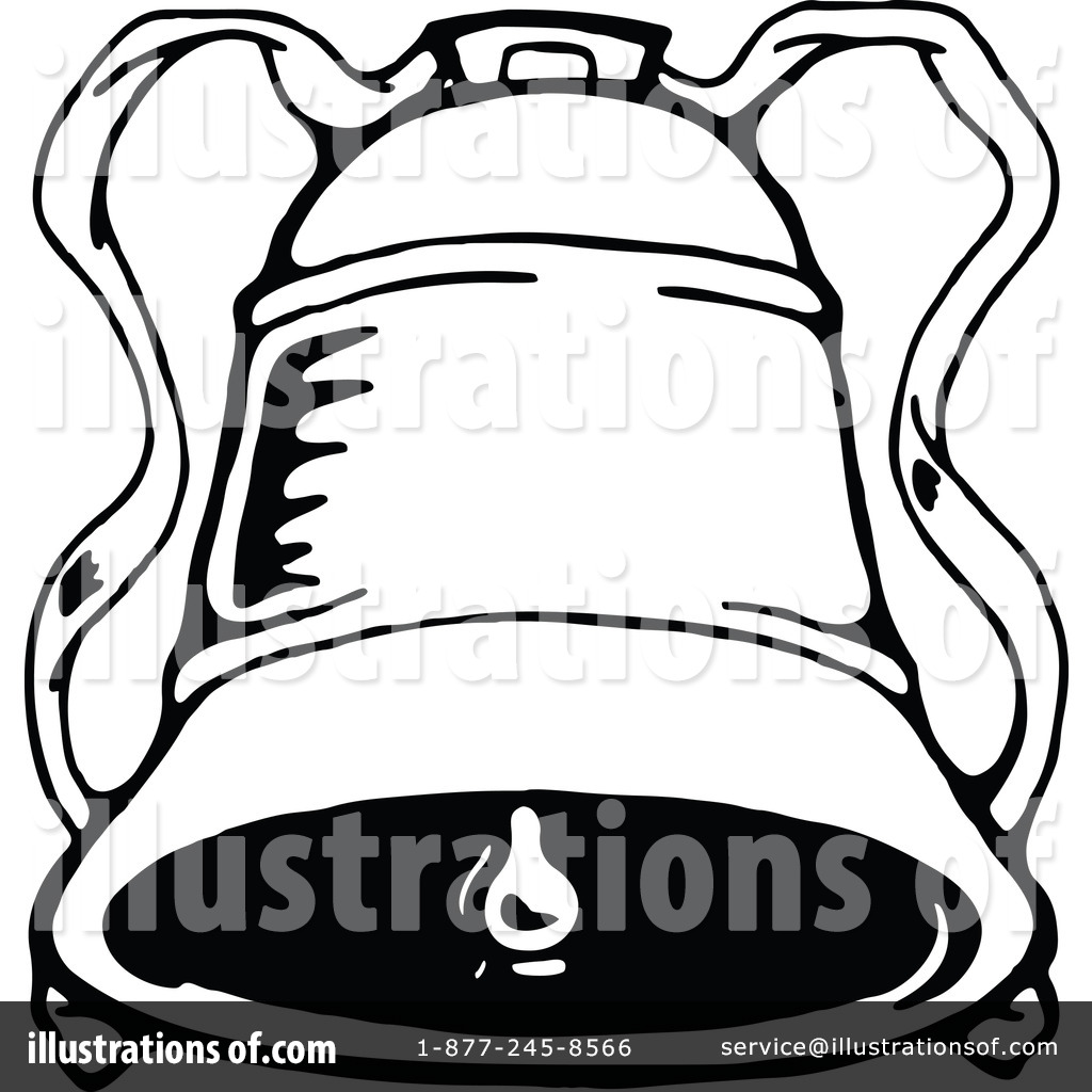 Jingle Bell Clipart Black And White Royalty Free  Rf  Bell Clipart