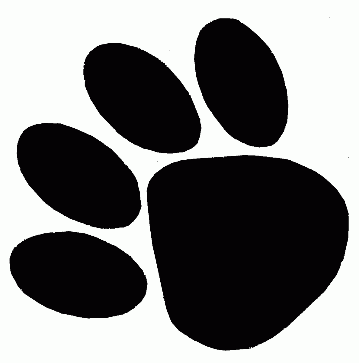 Panther Paw Print Clip Art   Clipart Best