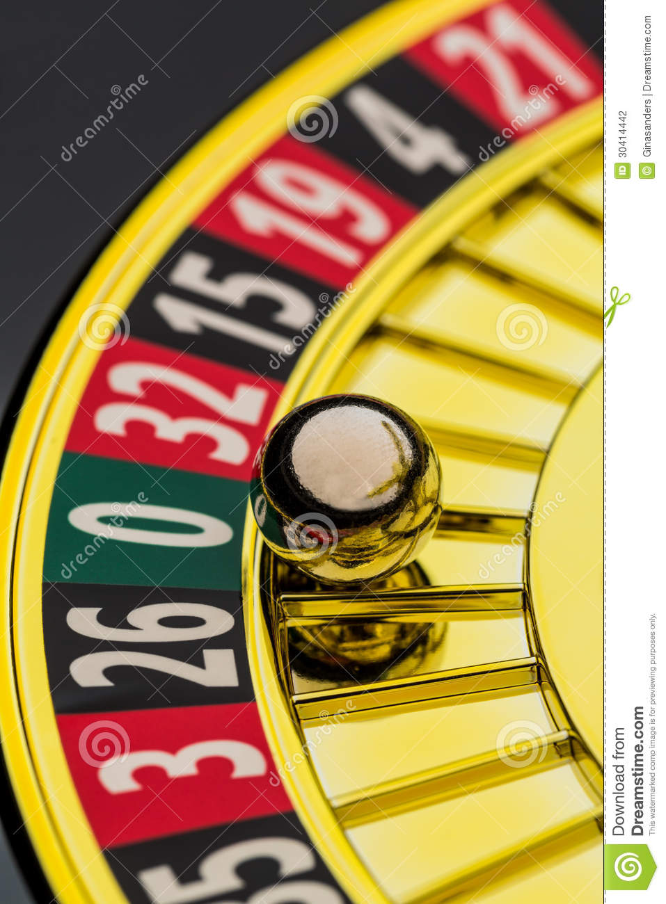 The Cylinder Of A Roulette Gambling In A Casino  Winning Or Losing Is