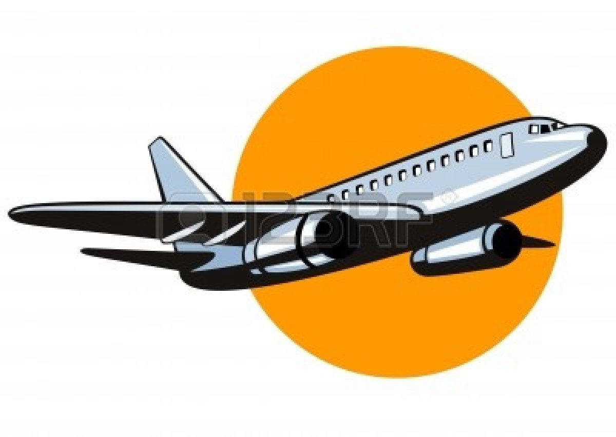 Airplane Clipart Black And White Take Off   Clipart Panda   Free