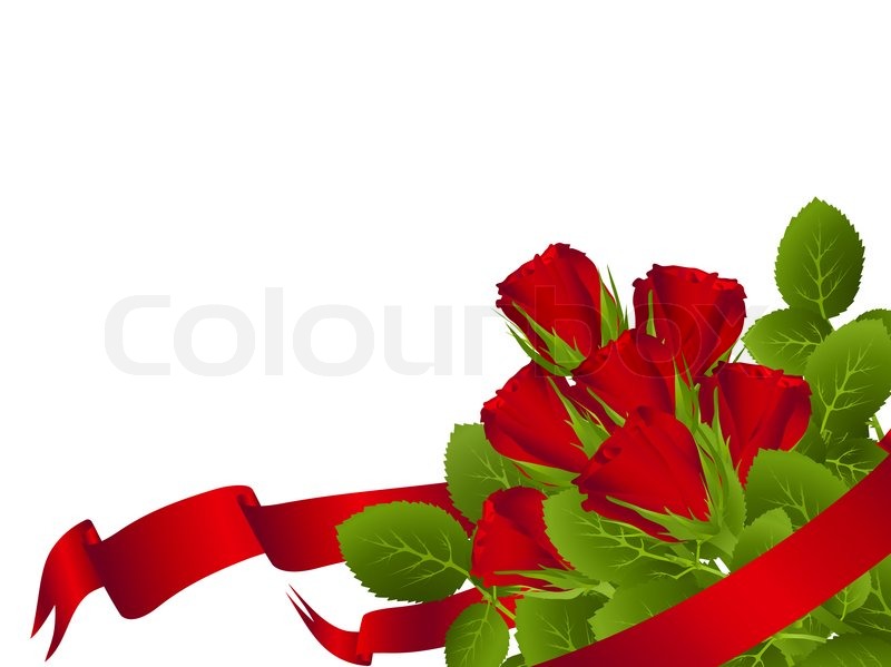 Bouquet Of Red Roses Clipart  2