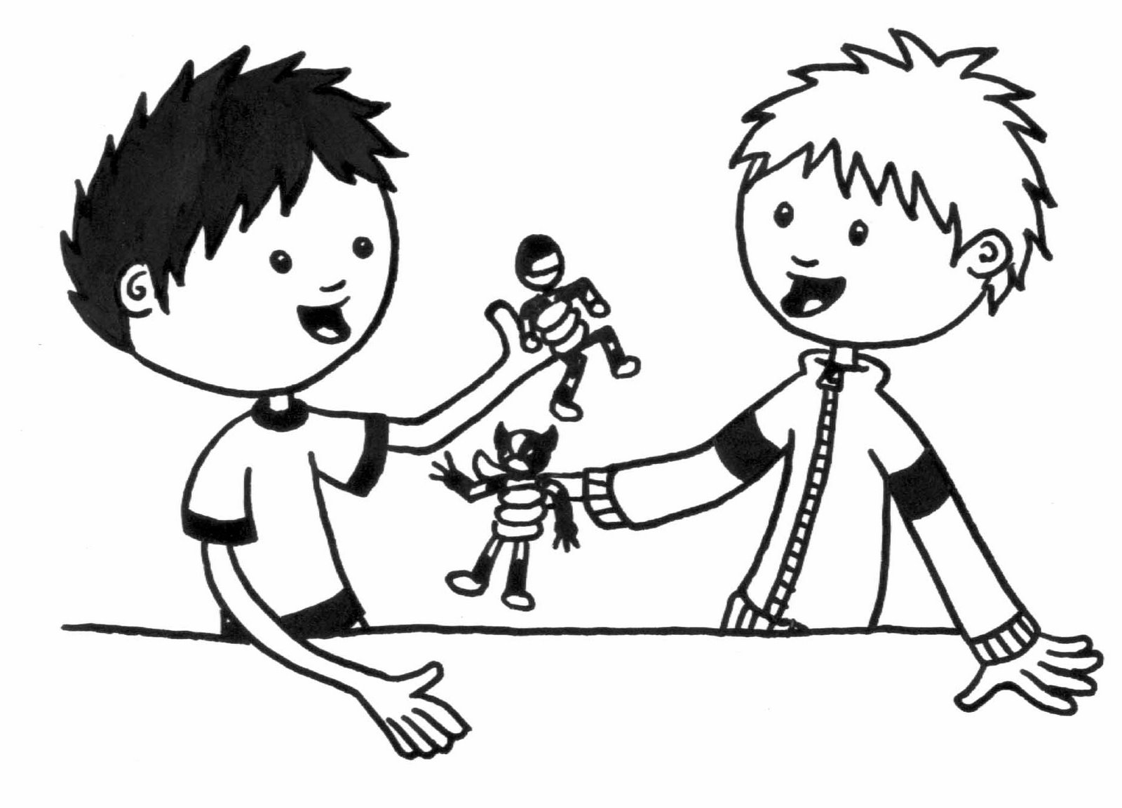 Children Sharing Toys Clipart Children Sharing Toys Cartoon