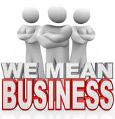 Clip Art   Stern Arm Crossed Mad People   We Mean Business  Stock