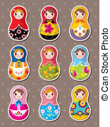 Doll Illustrations And Clip Art  16087 Doll Royalty Free