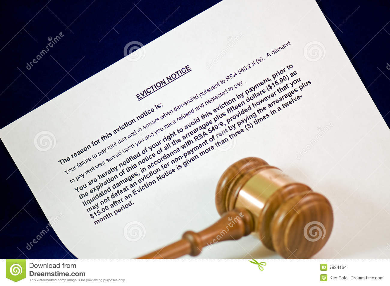 Eviction Notice And Gavel
