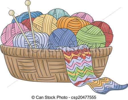 Knitting Basket   Csp20477555